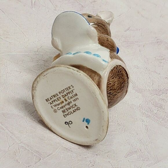 VINTAGE Beswick Appley Dapply Figurine Beatrix Potter - Picture 6 of 7